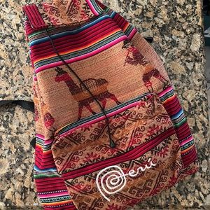 Backpack from Perú. Never used